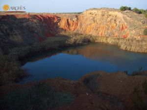 cava di bauxite nei pressi di Otranto 